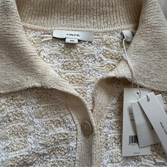 NWT Vince Geometric Cardigan - Picture 11 of 12
